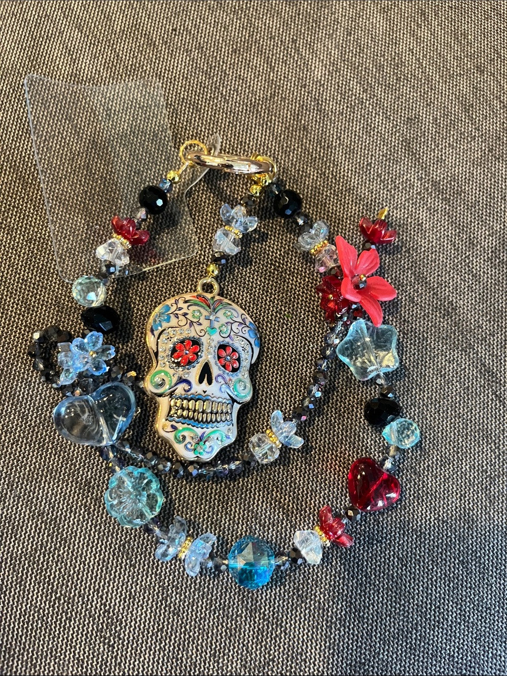 Bag Charm. Day of the Dead